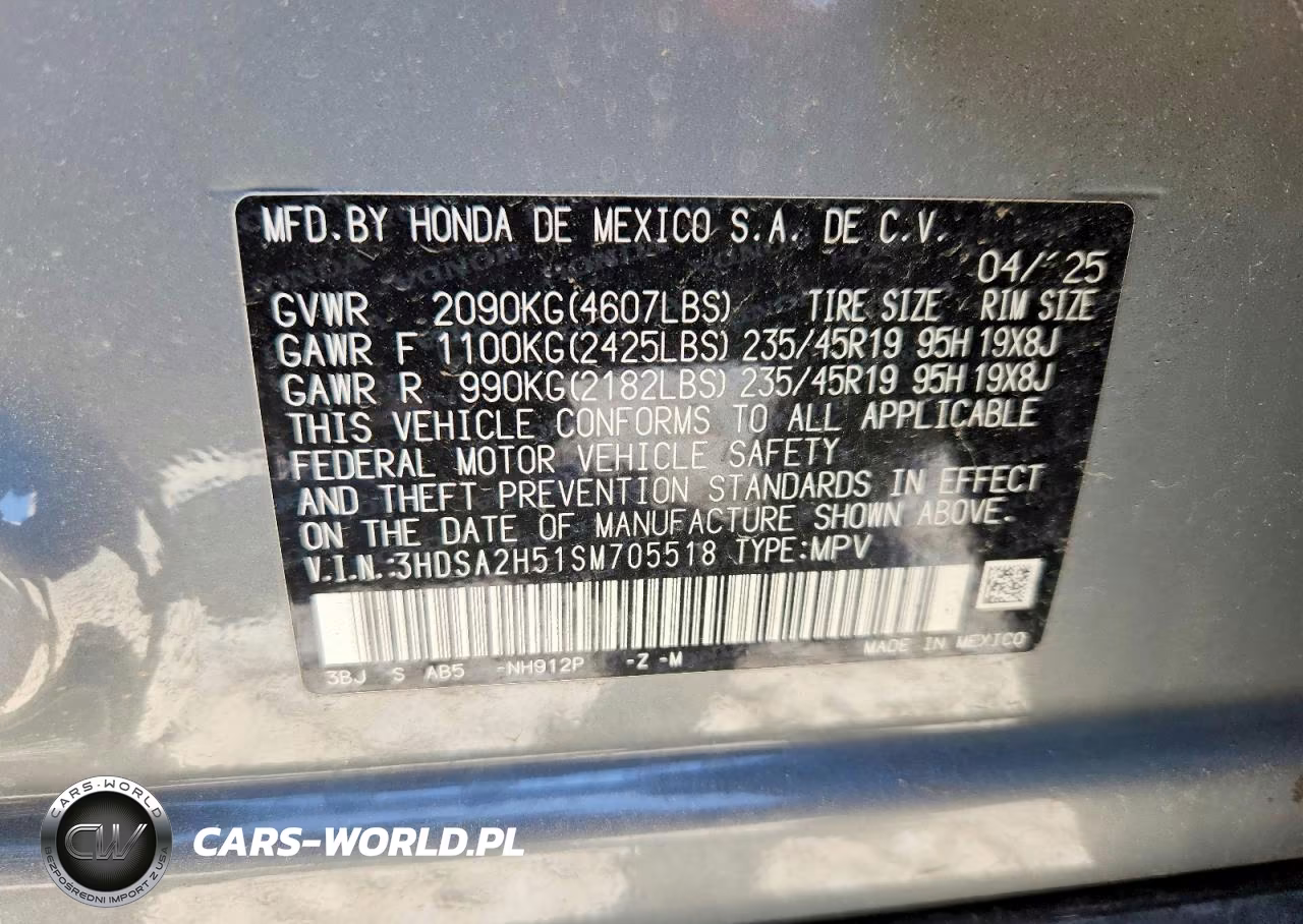 2025 Acura Adx A-Spec VIN:3HDSA2H51SM705518 - 12