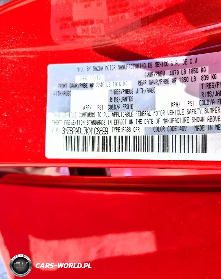 2019 Mazda 3 Preferred VIN:3MZBPADL7KM108899 - 12