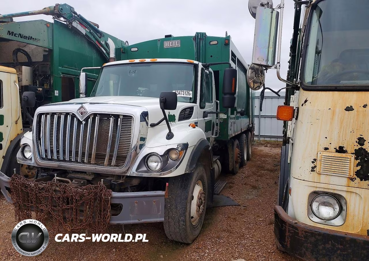 2009 International 7400 Refuse Truck VIN:1HTWGAZR09J136572 - 1