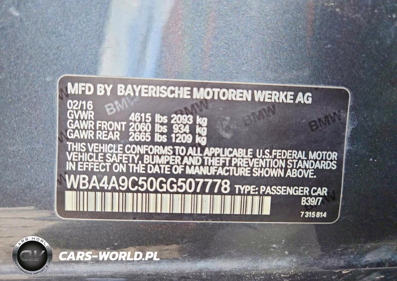 2016 BMW 428 I Gran Coupe Sulev VIN:WBA4A9C50GG507778 - 12