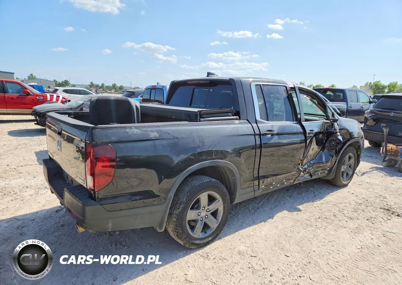 2023 Honda Ridgeline Rtl VIN:5FPYK3F58PB024244 - 3