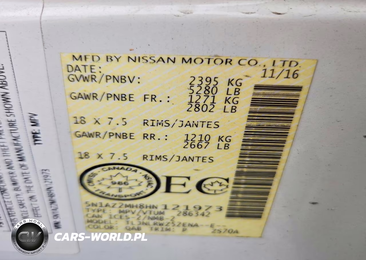 2017 Nissan Murano S VIN:5N1AZ2MH8HN121973 - 13