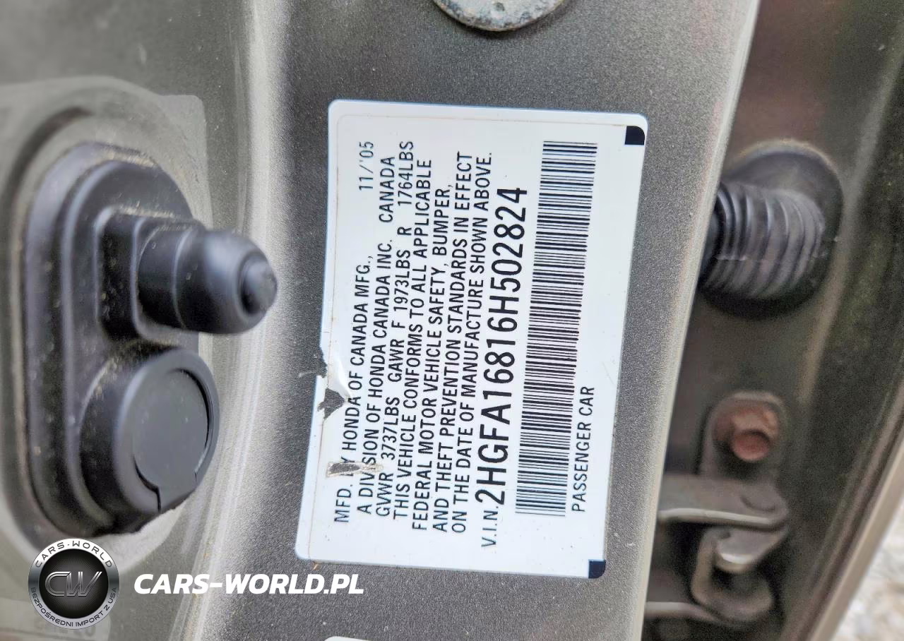 2006 Honda Civic Ex VIN:2HGFA16816H502824 - 12