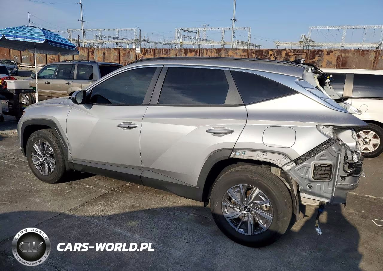 2022 Hyundai Tucson Blue VIN:KM8JBCA15NU078714 - 2