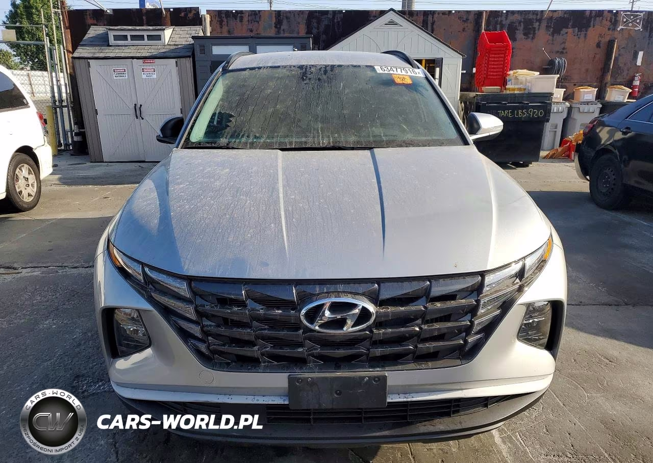 2022 Hyundai Tucson Blue VIN:KM8JBCA15NU078714 - 5