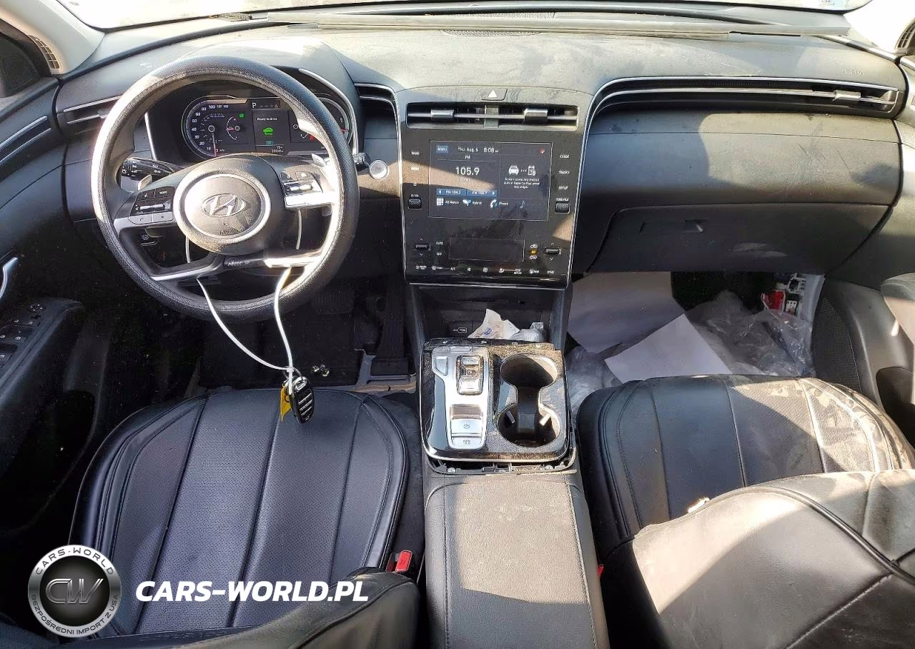 2022 Hyundai Tucson Blue VIN:KM8JBCA15NU078714 - 8