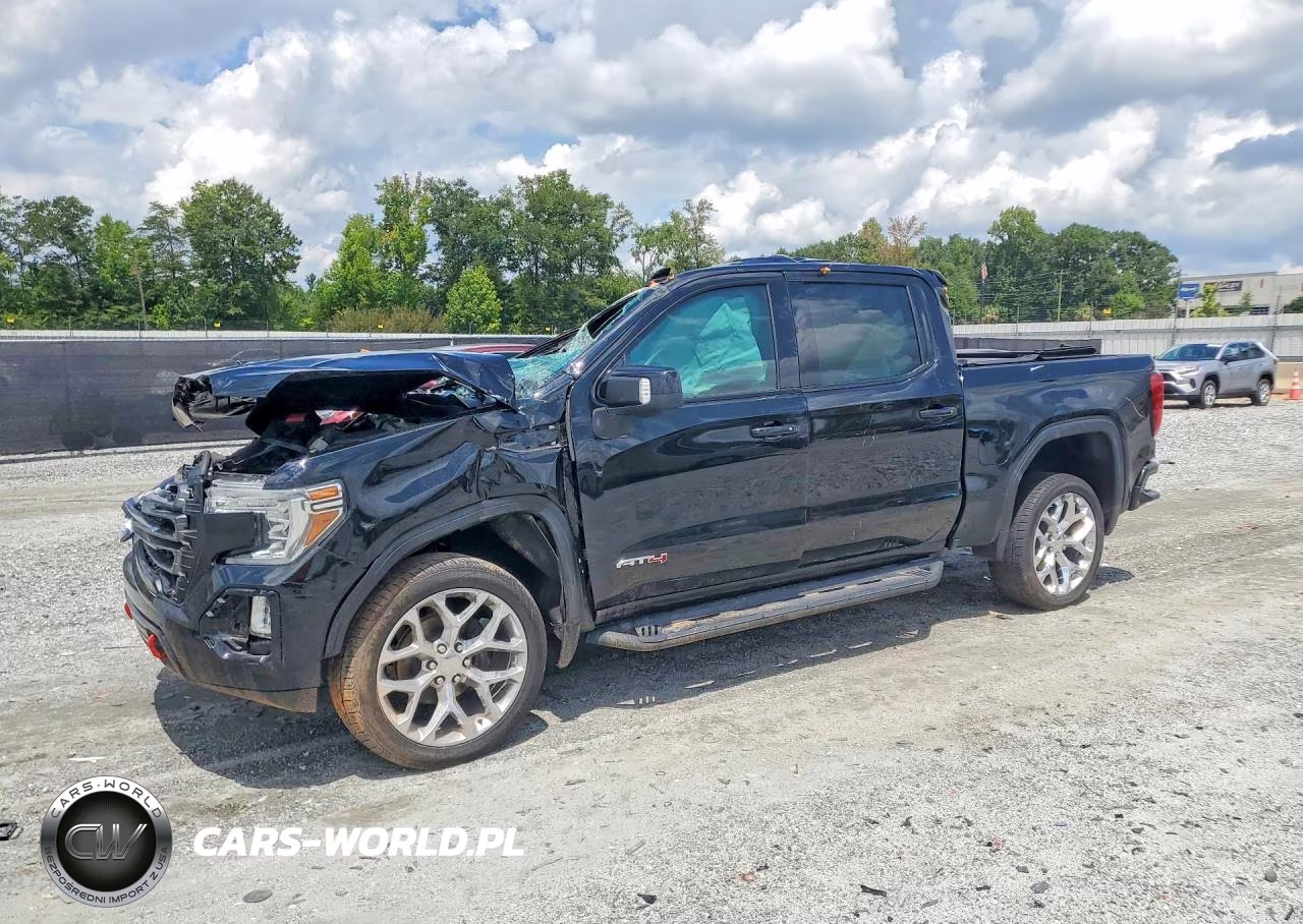 2021 GMC Sierra K1500 At4 VIN:3GTP9EED8MG410012 - 1