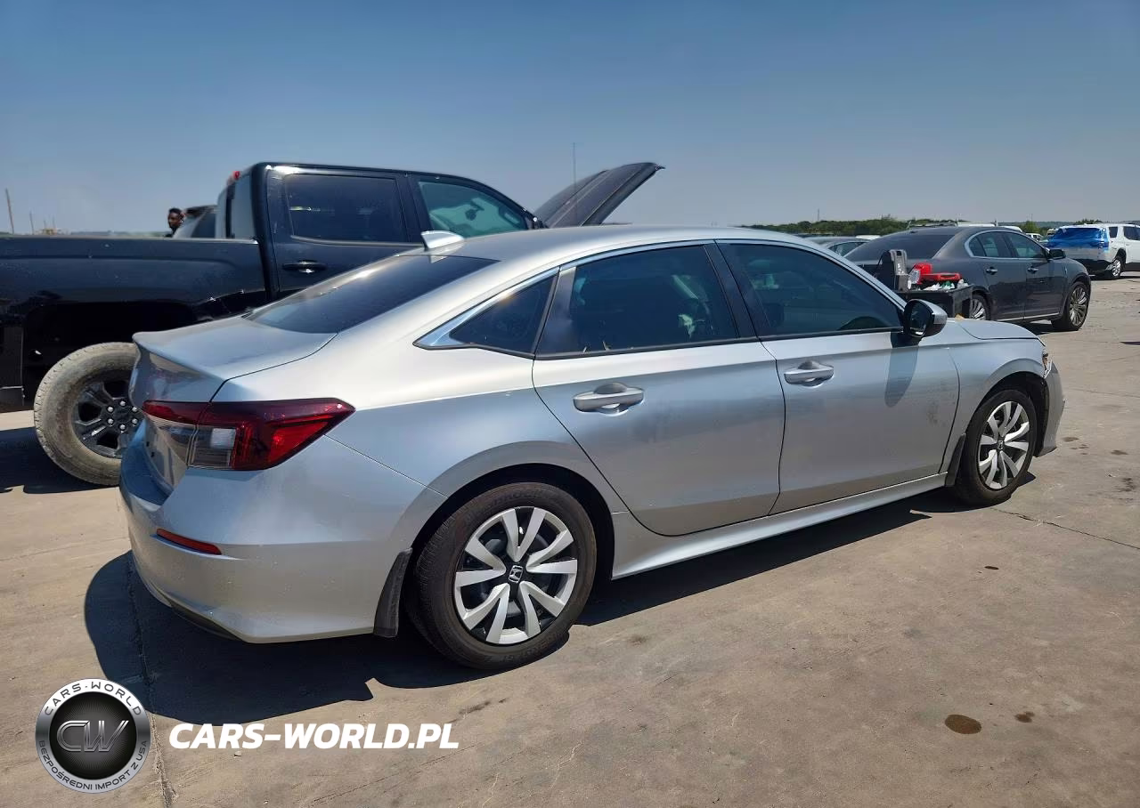 2026 Honda Civic Lx VIN:2HGFE2F27TH560874 - 3
