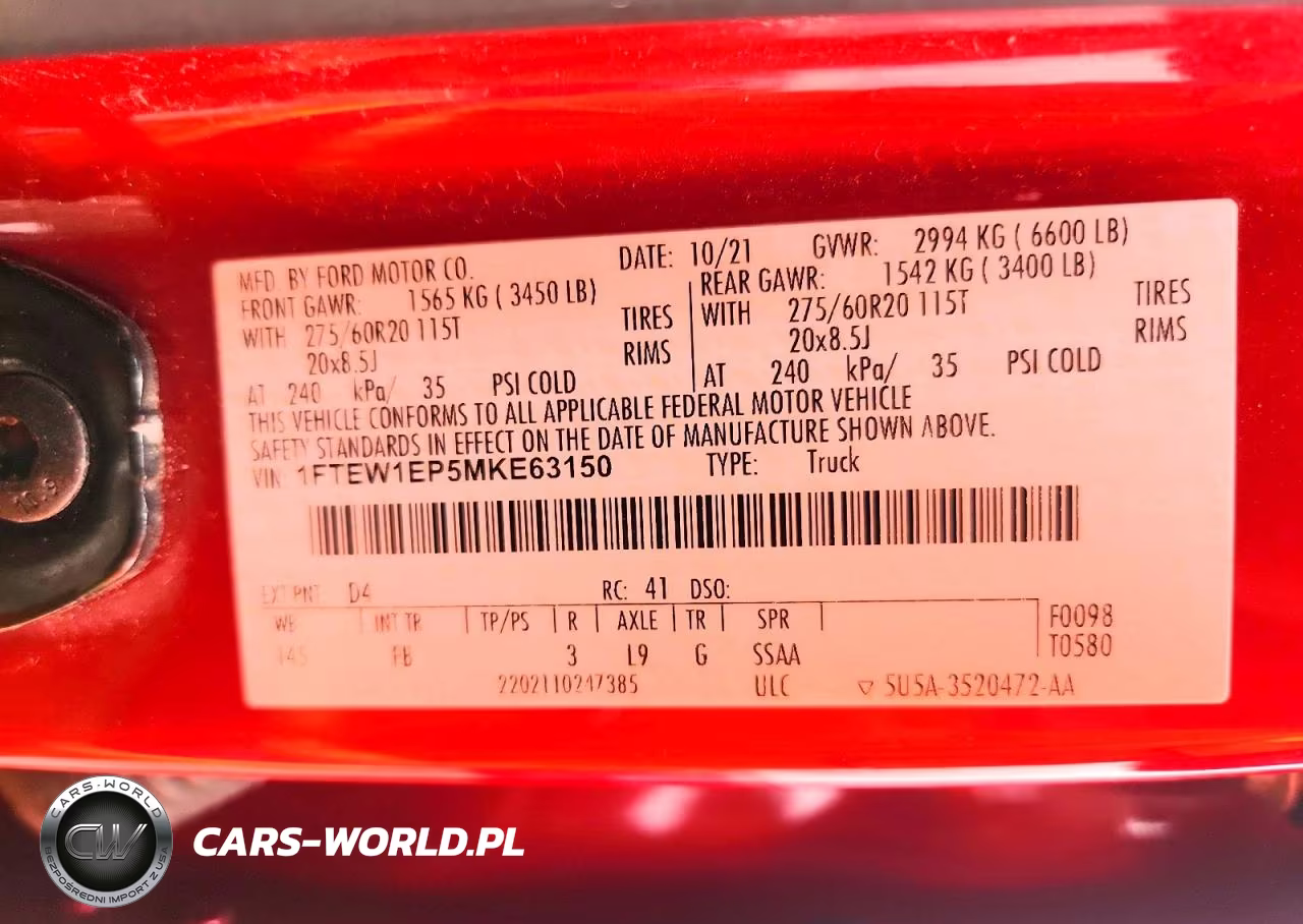 2021 Ford F150 Supercrew VIN:1FTEW1EP5MKE63150 - 12