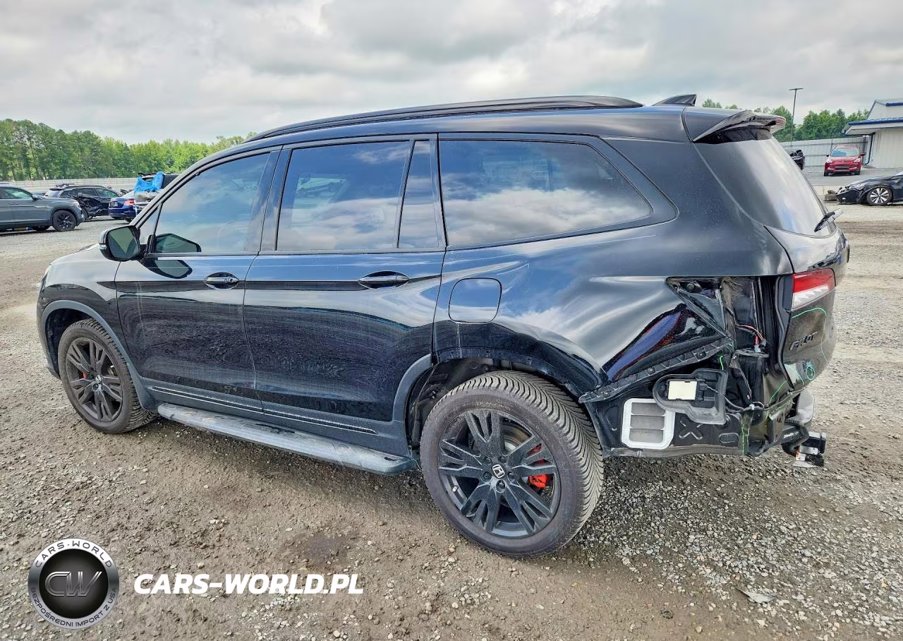 2022 Honda Pilot Black VIN:5FNYF6H7XNB003776 - 2