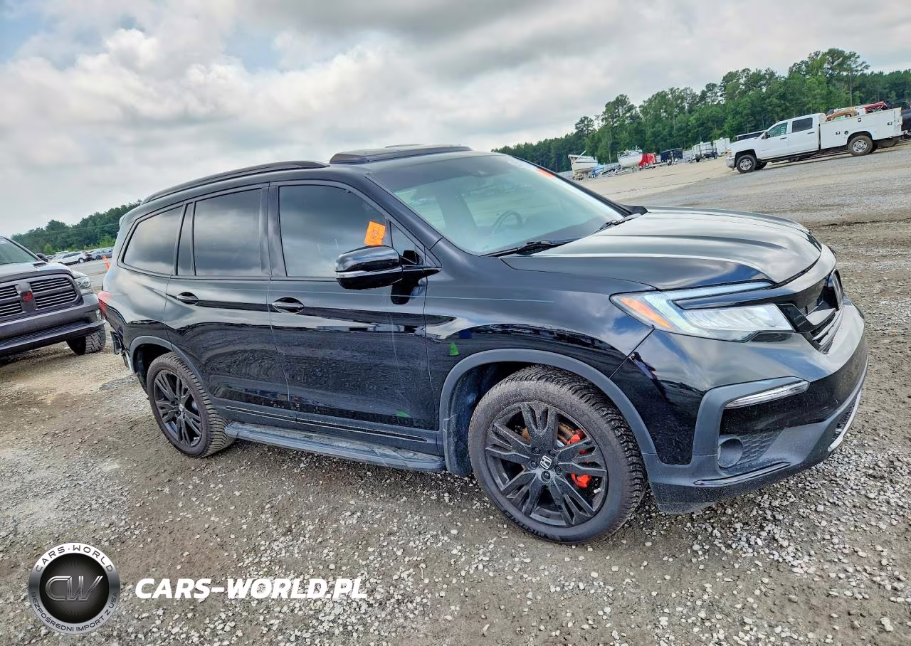 2022 Honda Pilot Black VIN:5FNYF6H7XNB003776 - 4