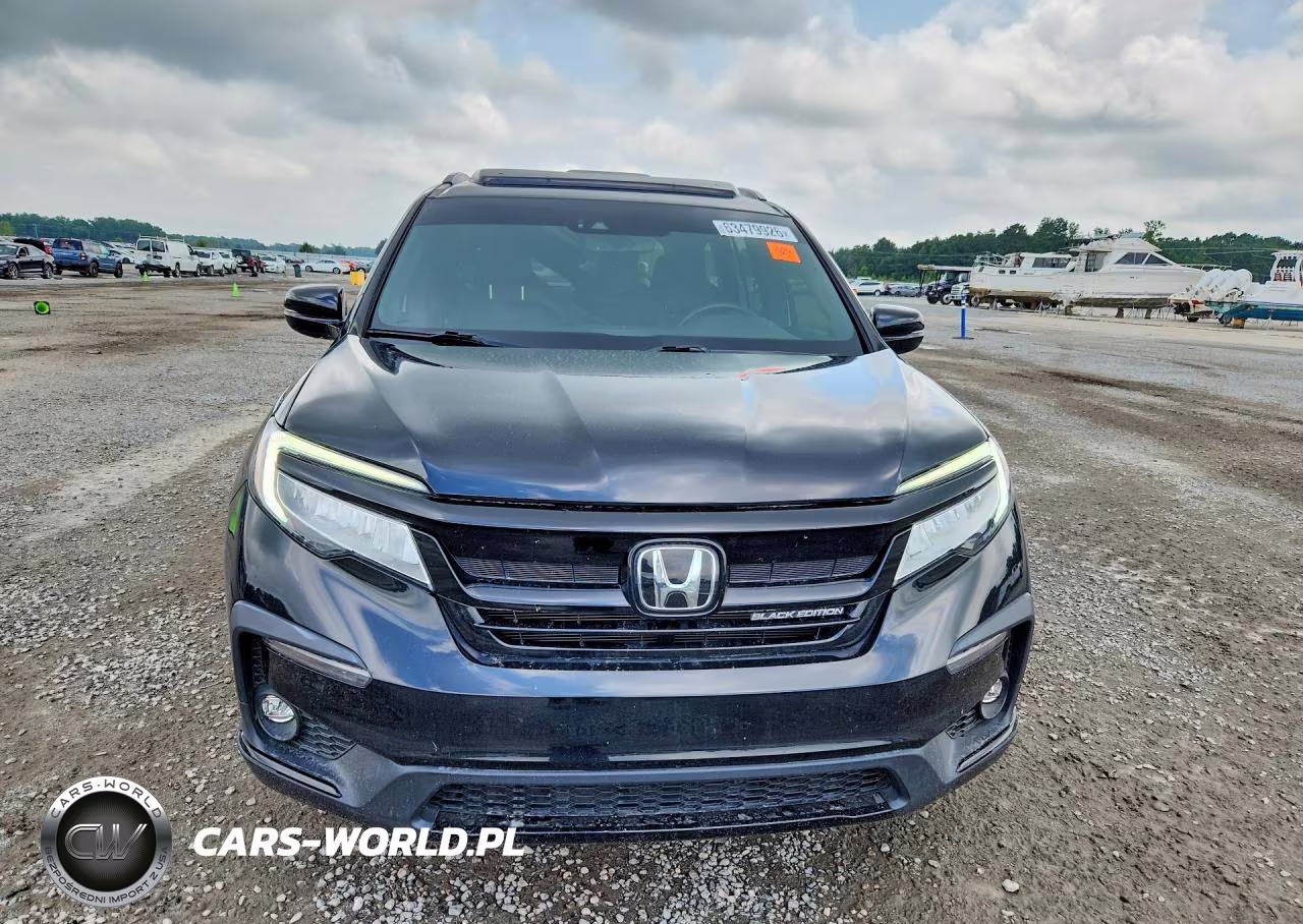 2022 Honda Pilot Black VIN:5FNYF6H7XNB003776 - 5