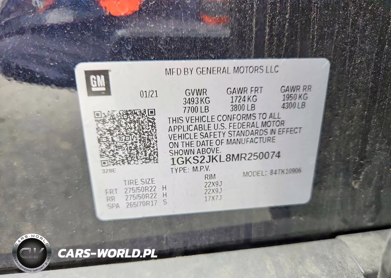2021 GMC Yukon Xl Denali VIN:1GKS2JKL8MR250074 - 13