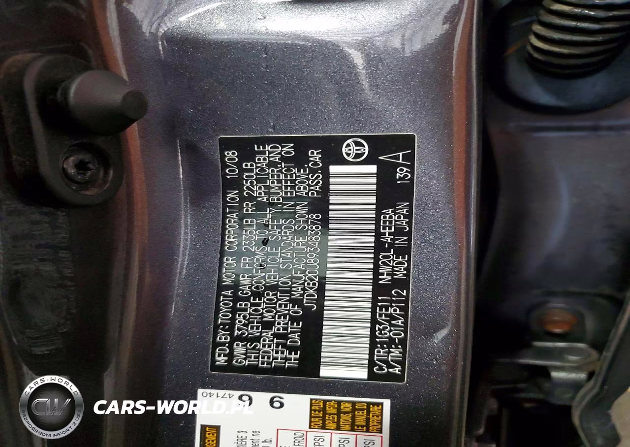 2009 Toyota Prius Touring VIN:JTDKB20U893483878 - 13