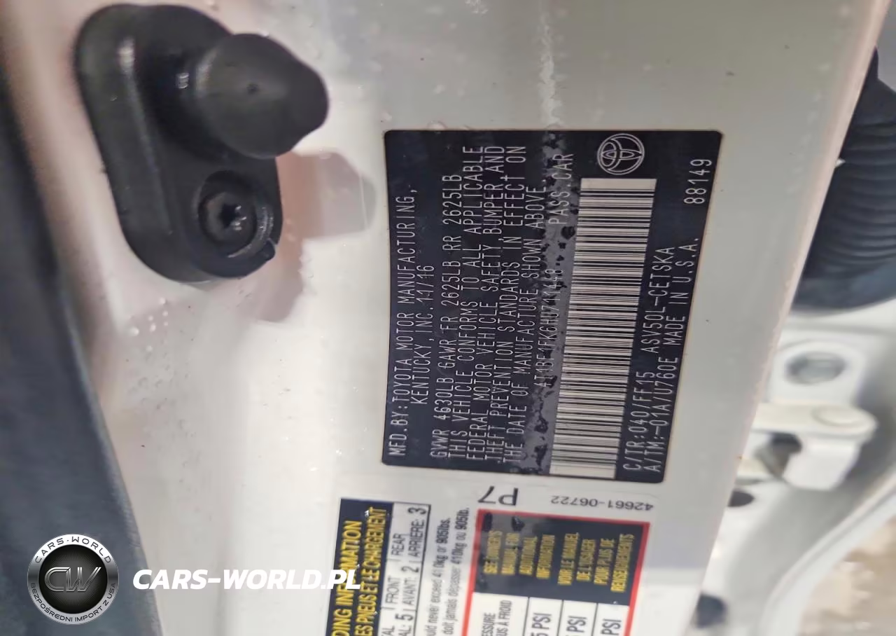 2017 Toyota Camry Se VIN:4T1BF1FK6HU711448 - 12