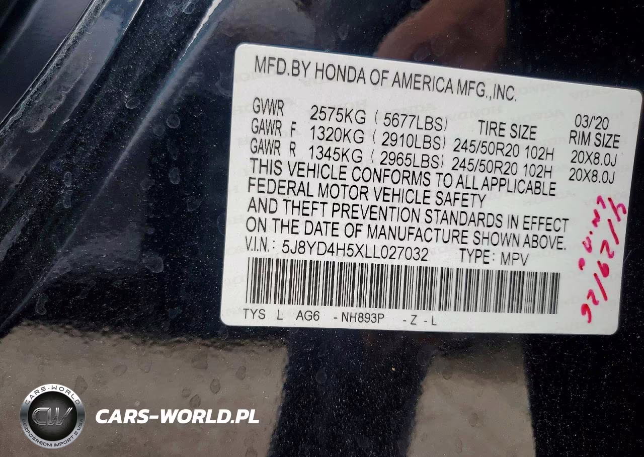 2020 Acura Mdx Technology VIN:5J8YD4H5XLL027032 - 13
