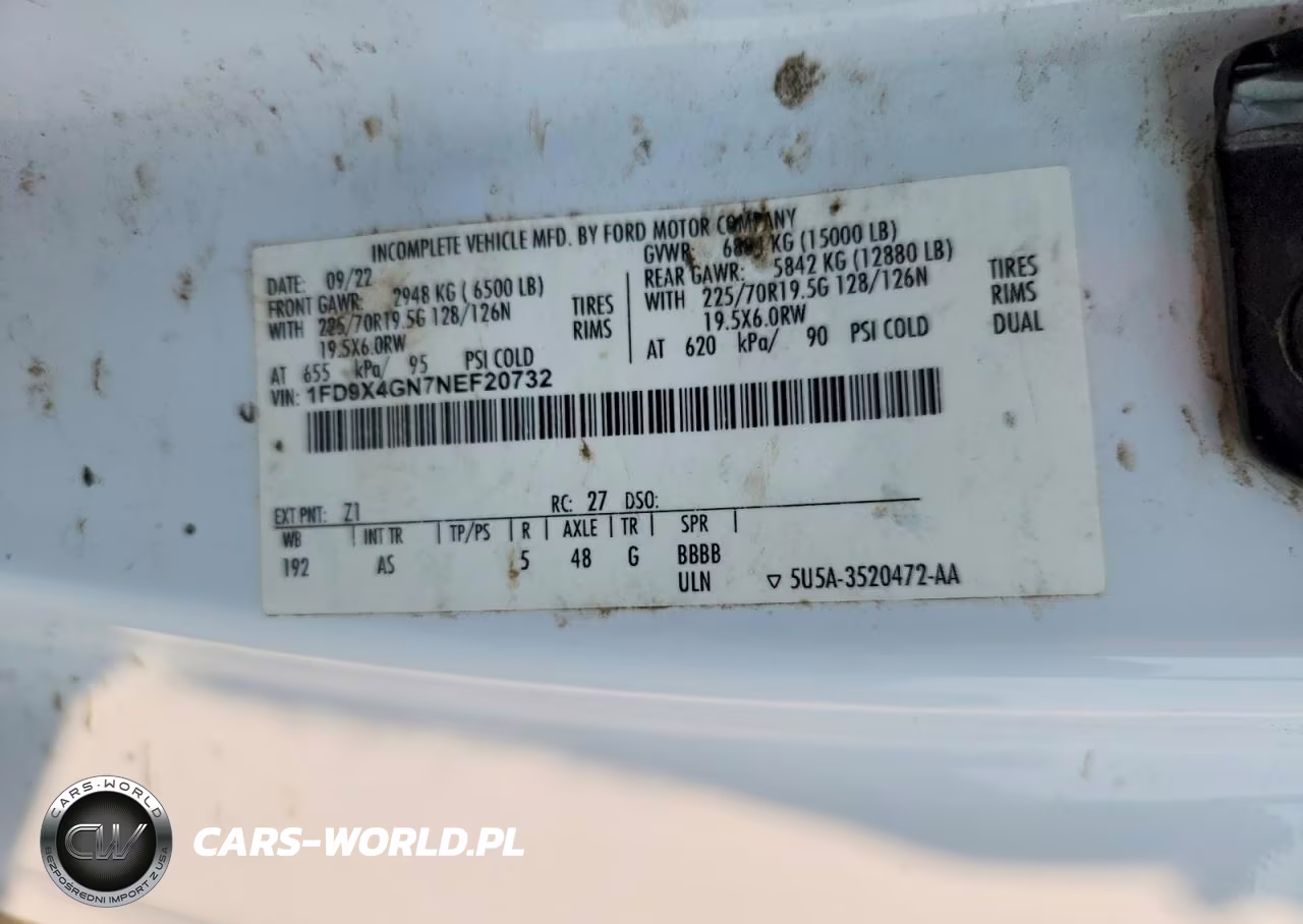 2022 Ford F450 Super Duty VIN:1FD9X4GN7NEF20732 - 12