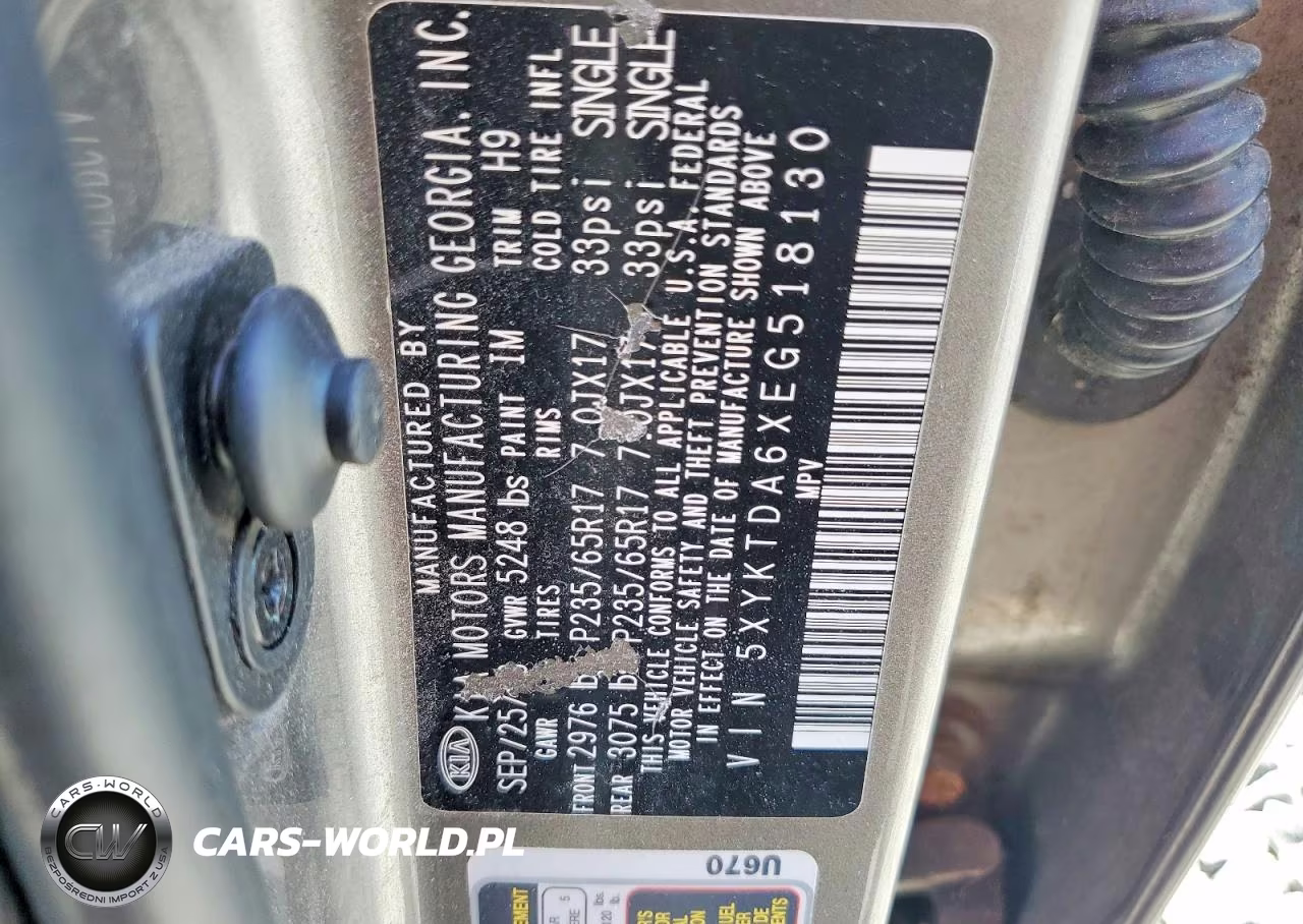 2014 Kia Sorento Lx VIN:5XYKTDA6XEG518130 - 13