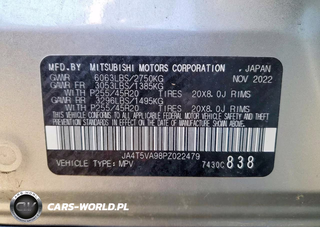 2023 Mitsubishi Outlander Sel VIN:JA4T5VA98PZ022479 - 13