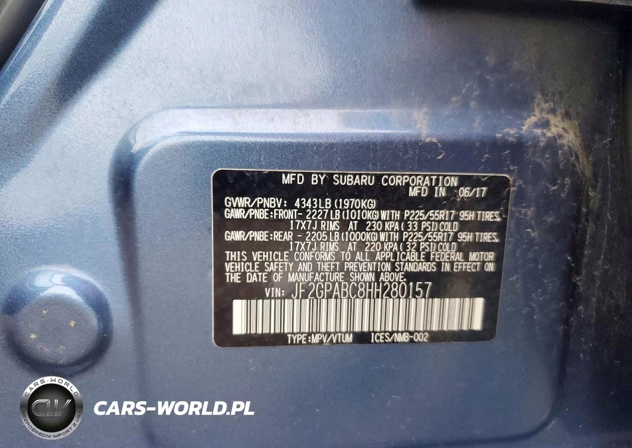 2017 Subaru Crosstrek Premium VIN:JF2GPABC8HH280157 - 13
