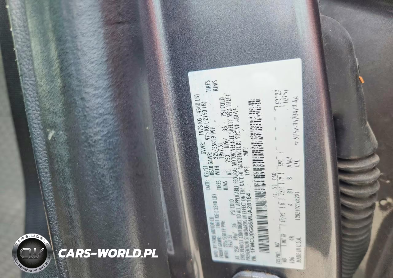 2021 Ford Escape Se VIN:1FMCU0G66MUA28164 - 13