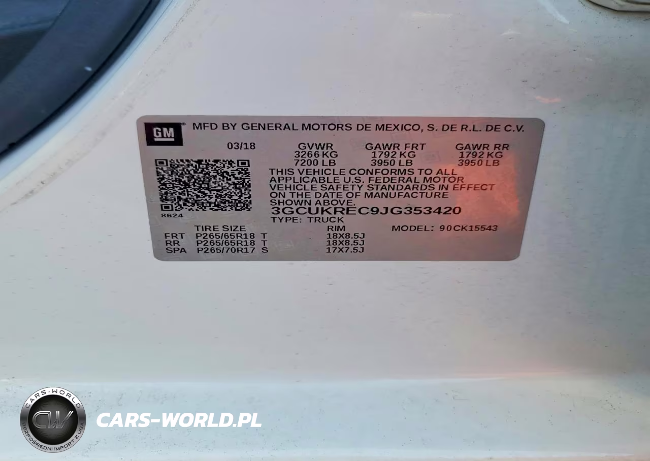 2018 Chevrolet Silverado K1500 Lt VIN:3GCUKREC9JG353420 - 12