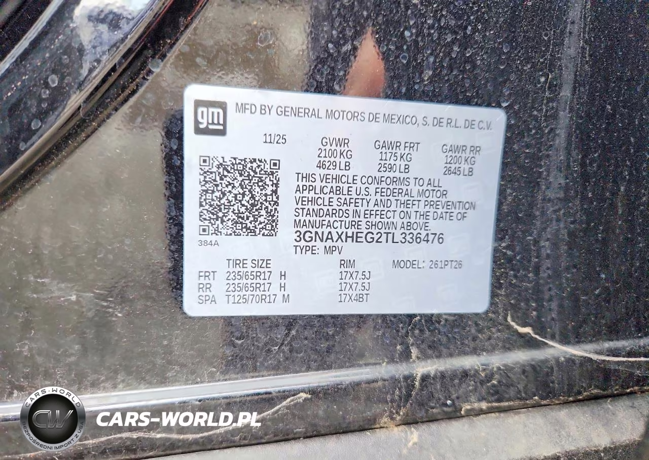 2026 Chevrolet Equinox Lt VIN:3GNAXHEG2TL336476 - 13