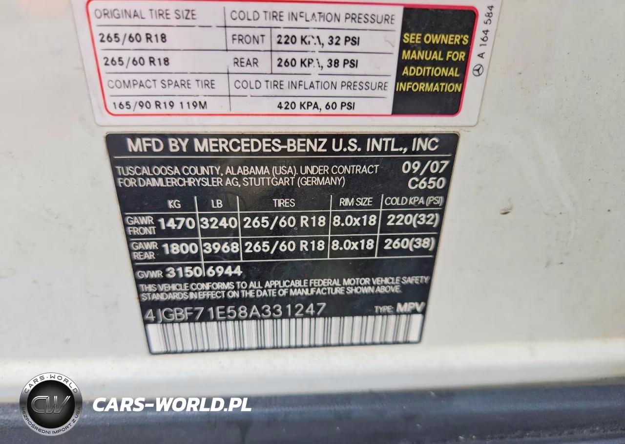 2008 Mercedes-Benz Gl 450 4Matic VIN:4JGBF71E58A331247 - 13