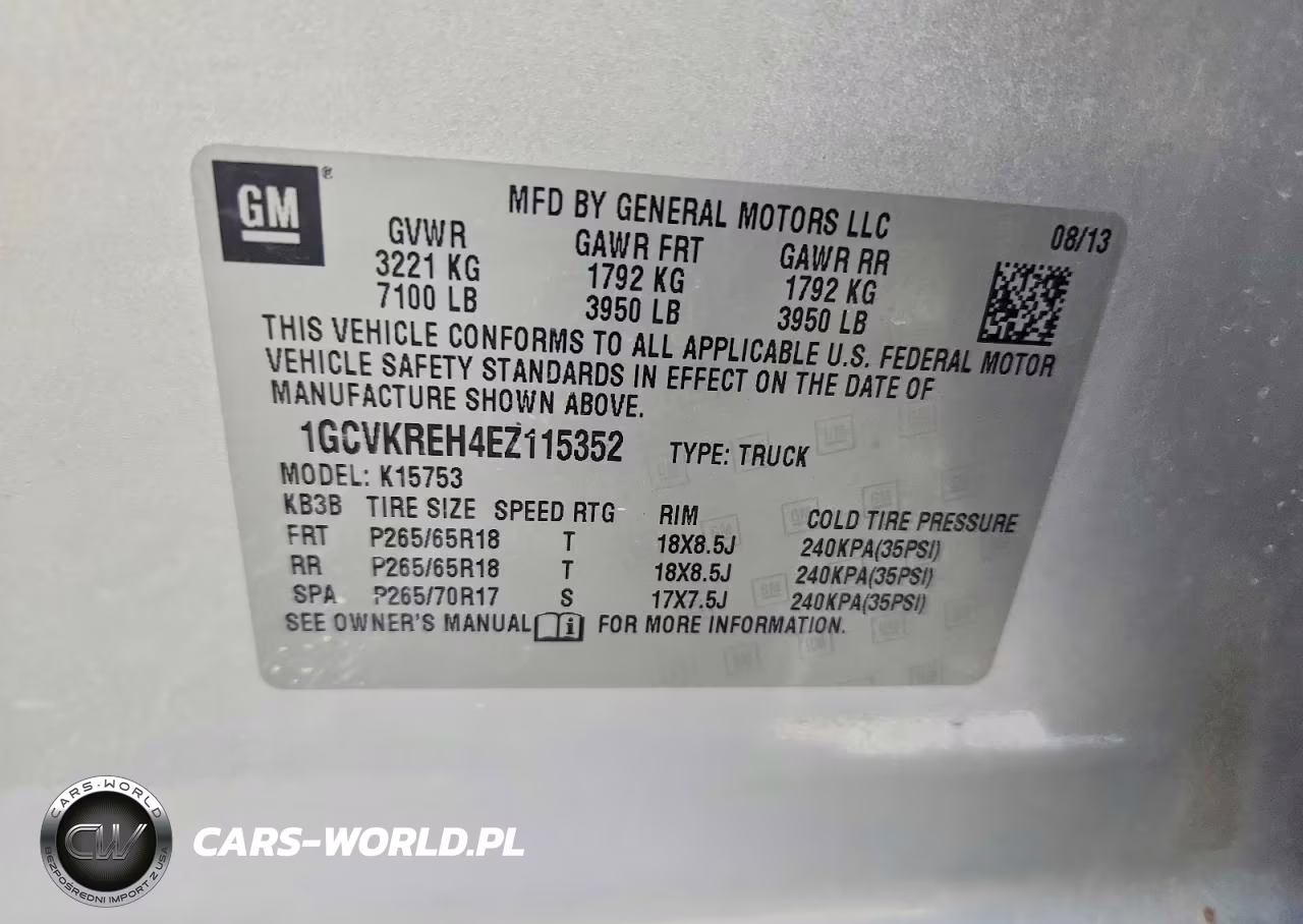 2014 Chevrolet Silverado K1500 Lt VIN:1GCVKREH4EZ115352 - 12