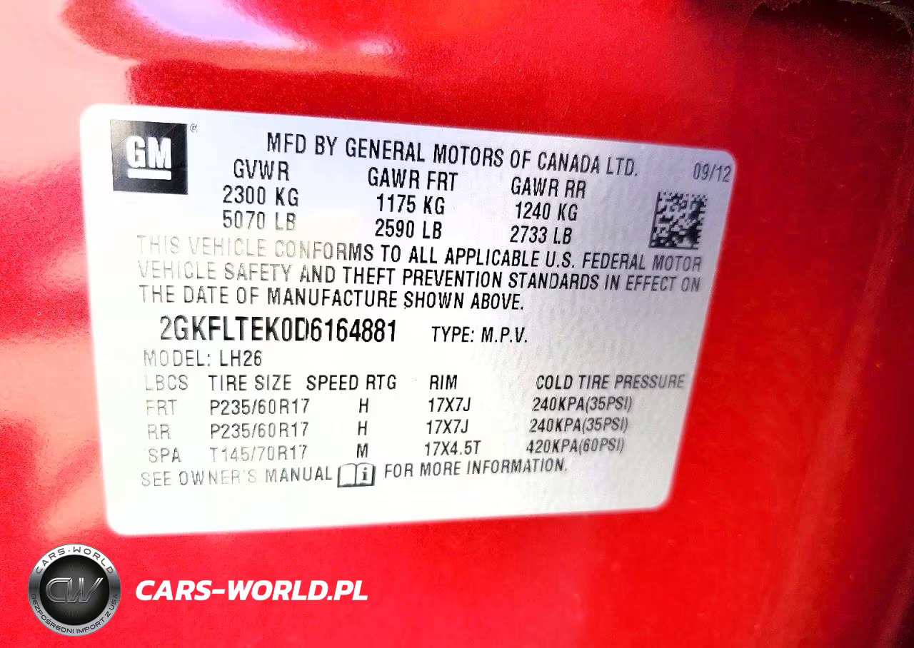 2013 GMC Terrain Sle VIN:2GKFLTEK0D6164881 - 13