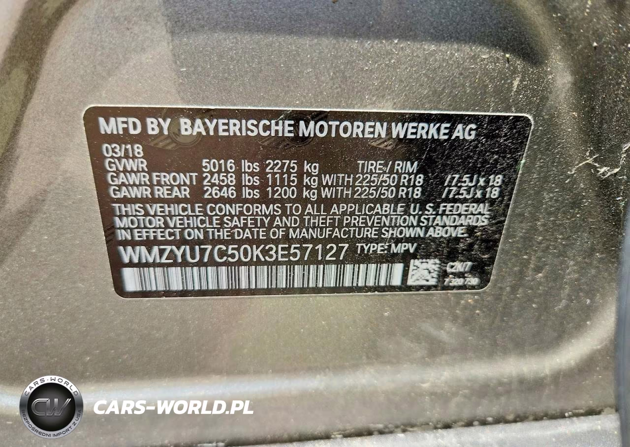 2019 Mini Cooper S E Countryman All4 VIN:WMZYU7C50K3E57127 - 12