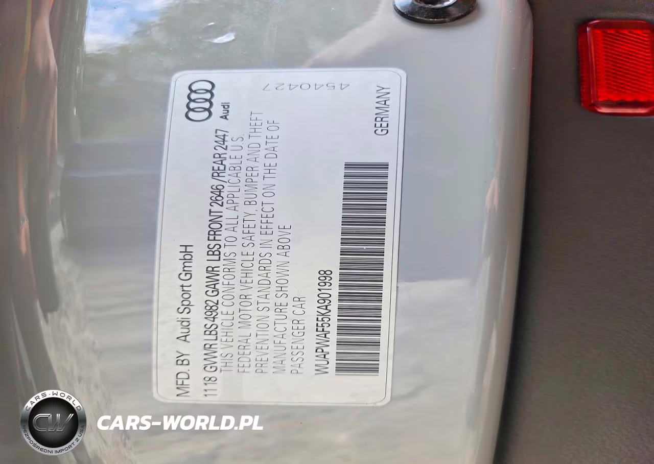 2019 Audi Rs5 VIN:WUAPWAF55KA901998 - 12
