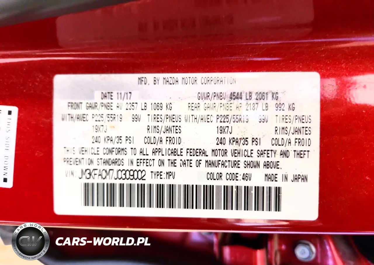 2018 Mazda Cx-5 Touring VIN:JM3KFACM7J0309002 - 13