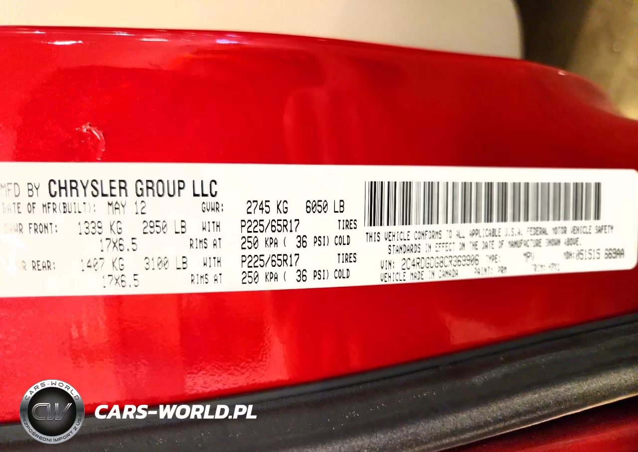 2012 Dodge Grand Caravan Crew VIN:2C4RDGDG8CR369906 - 13