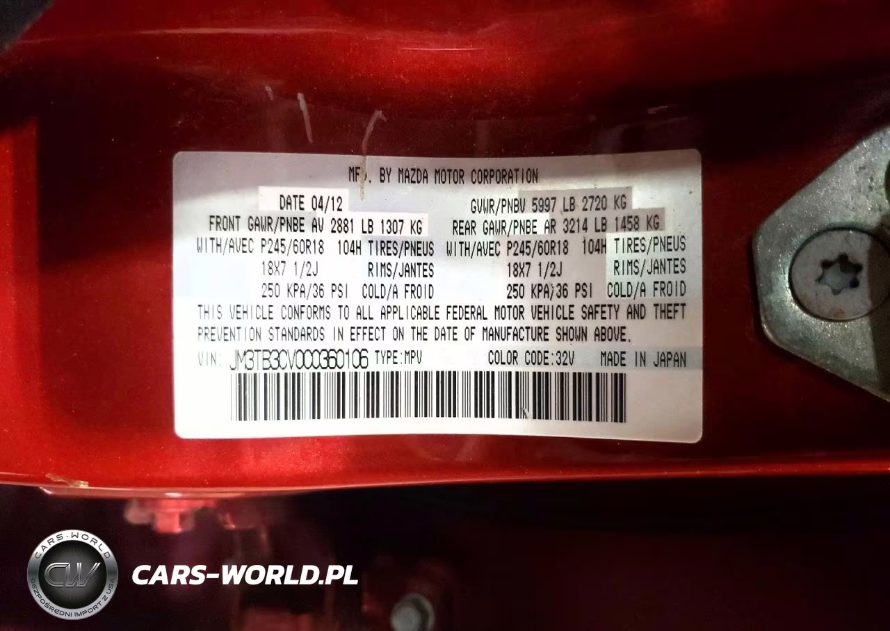 2012 Mazda Cx-9 VIN:JM3TB3CV0C0360106 - 13