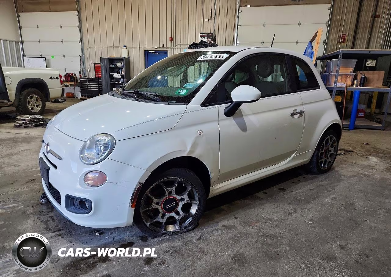 2012 Fiat 500 Sport VIN:3C3CFFBRXCT363475 - 1