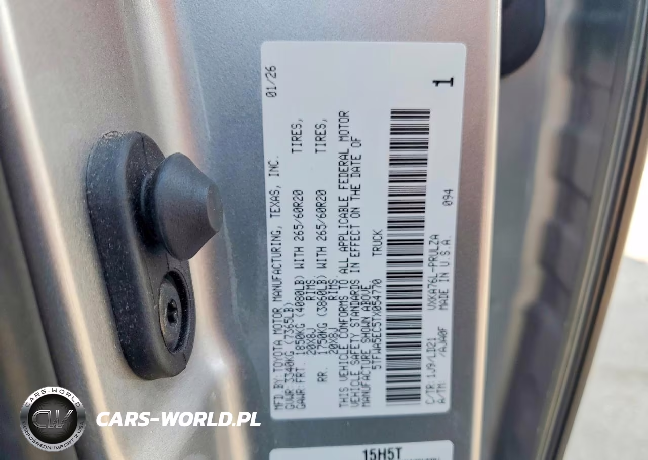 2026 Toyota Tundra Limited VIN:5TFWA5EC5TX054770 - 12