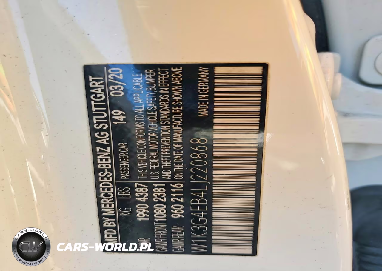 2020 Mercedes-Benz A 220 VIN:W1K3G4EB4LJ220868 - 12