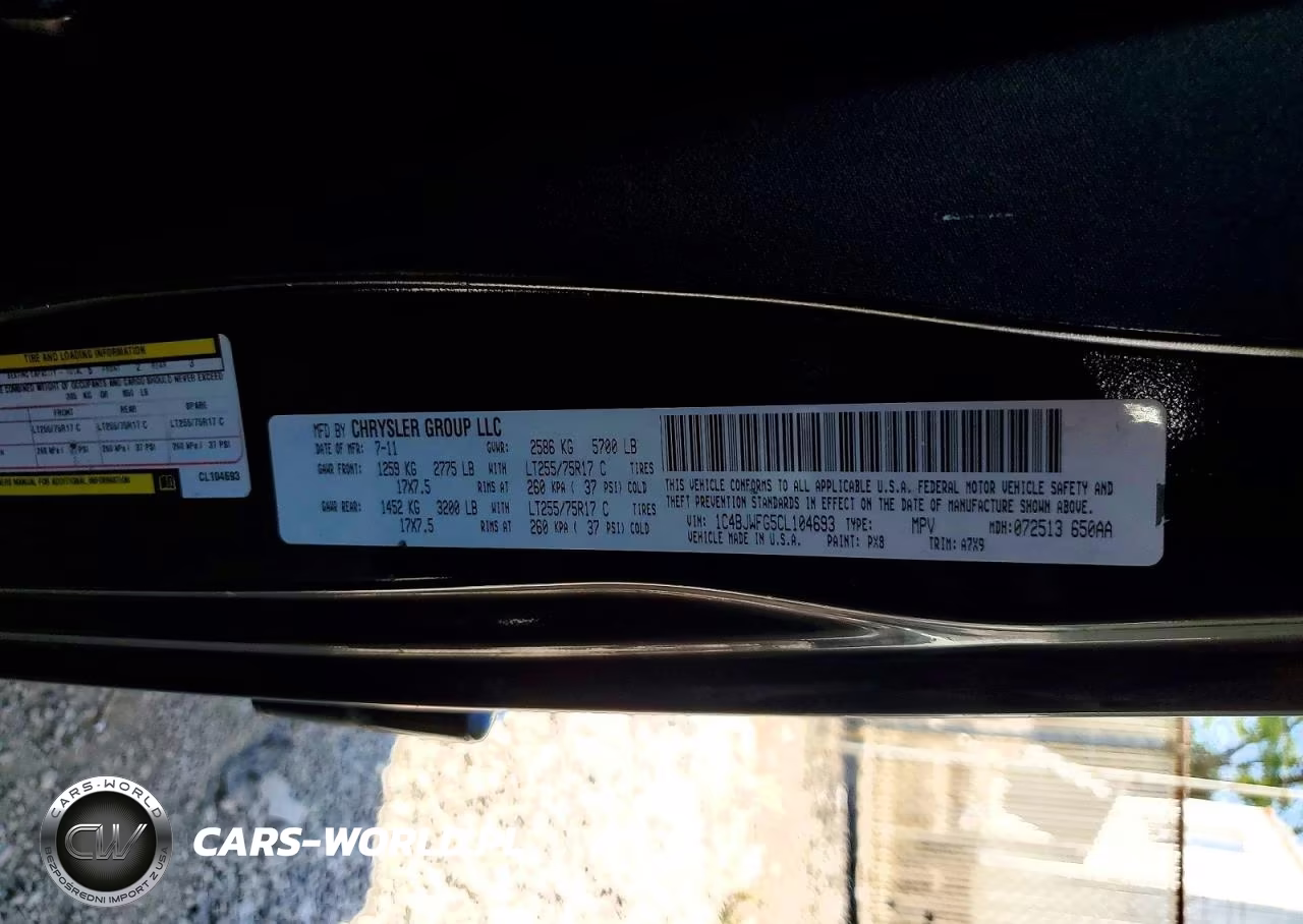 2012 Jeep Wrangler Unlimited Rubicon VIN:1C4BJWFG5CL104693 - 13