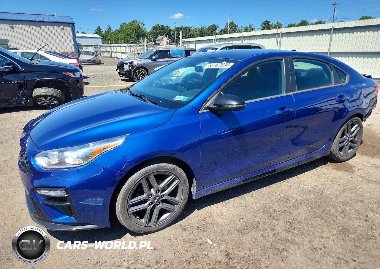 2021 Kia Forte Gt Line VIN:3KPF34AD9ME279584 - 1