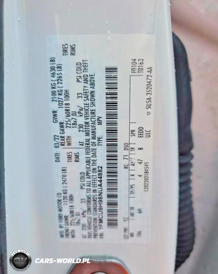 2022 Ford Escape Sel VIN:1FMCU9H98NUA44882 - 13
