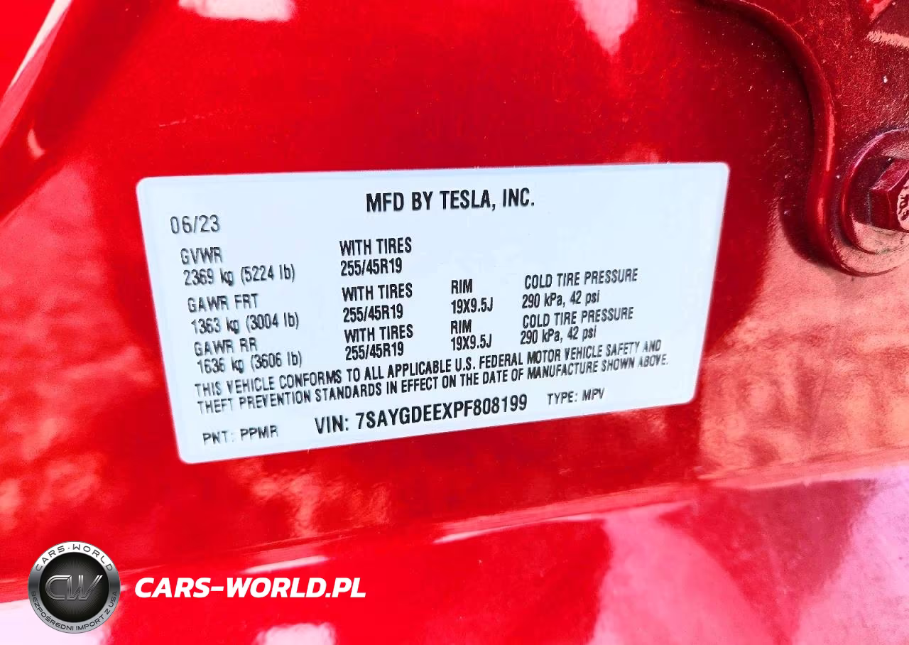 2023 Tesla Model Y VIN:7SAYGDEEXPF808199 - 12