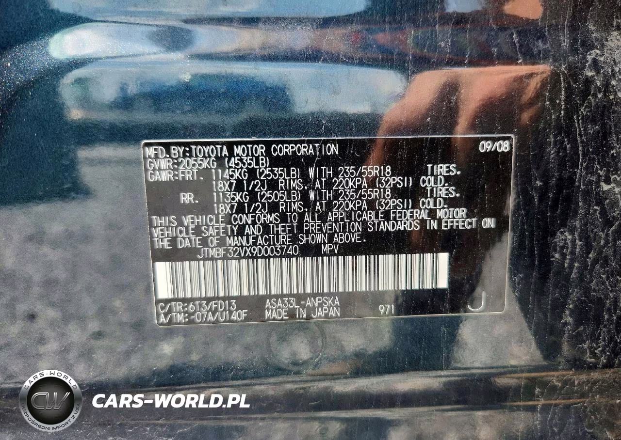2009 Toyota Rav4 Sport VIN:JTMBF32VX9D003740 - 12