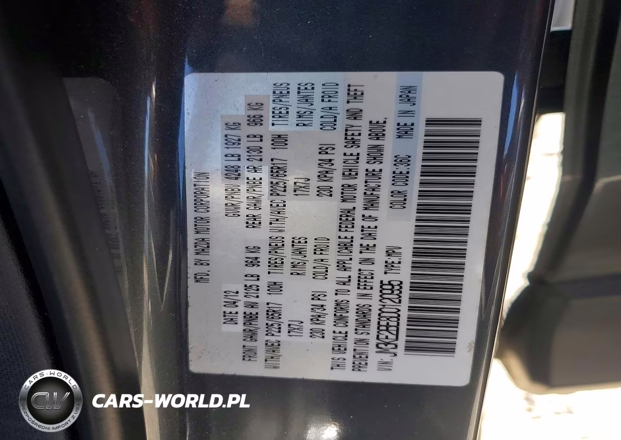 2013 Mazda Cx-5 Sport VIN:JM3KE2BE8D0120995 - 14