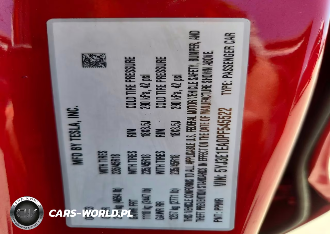 2023 Tesla Model 3 VIN:5YJ3E1EA0PF545522 - 13