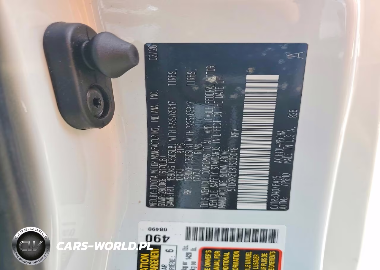 2026 Toyota Sienna Le VIN:5TDKRKEC8TS305048 - 13