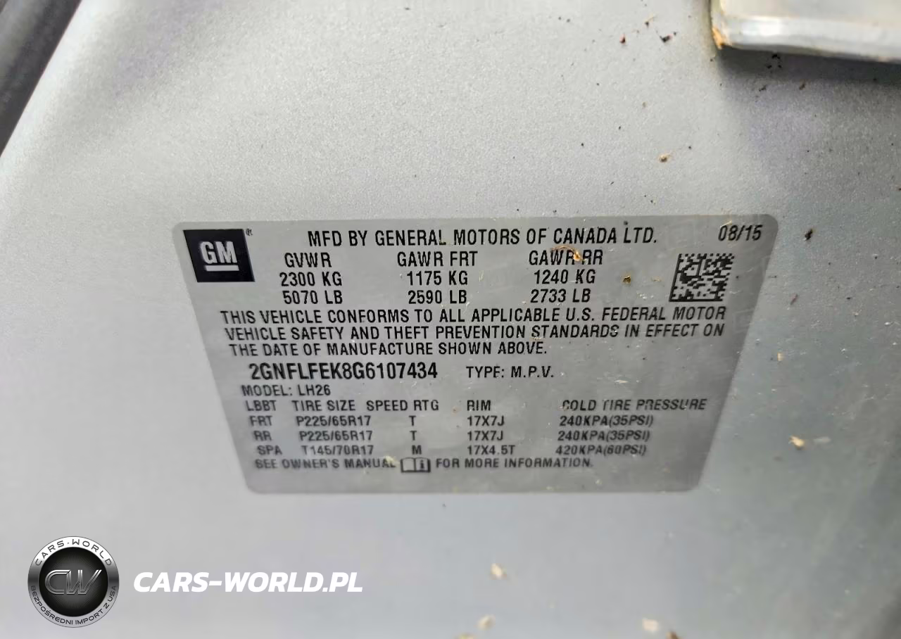 2016 Chevrolet Equinox Lt VIN:2GNFLFEK8G6107434 - 13