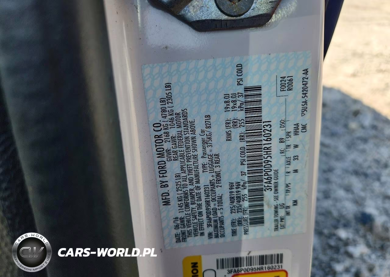2017 Ford Fusion Titanium VIN:3FA6P0D95HR160231 - 13