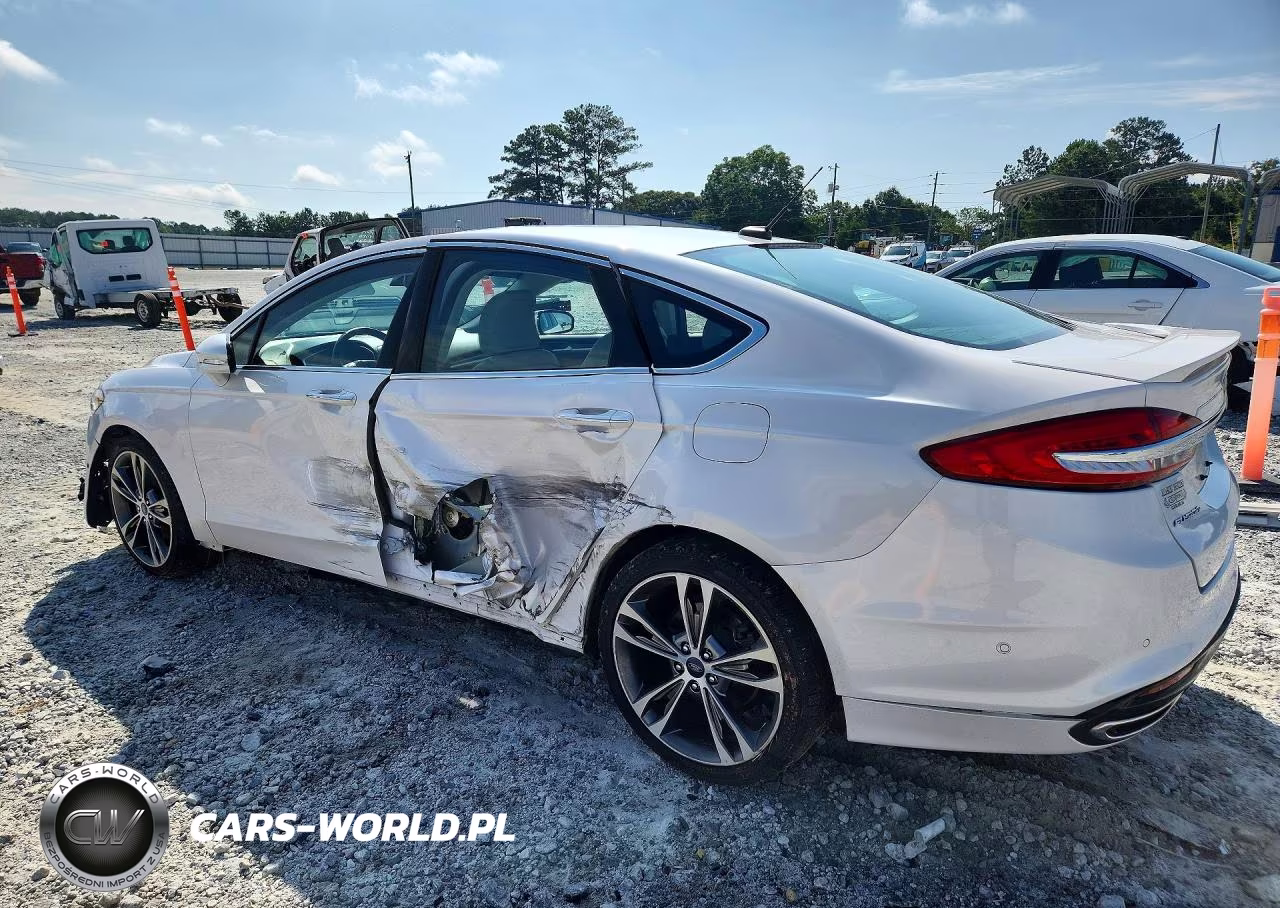 2017 Ford Fusion Titanium VIN:3FA6P0D95HR160231 - 2
