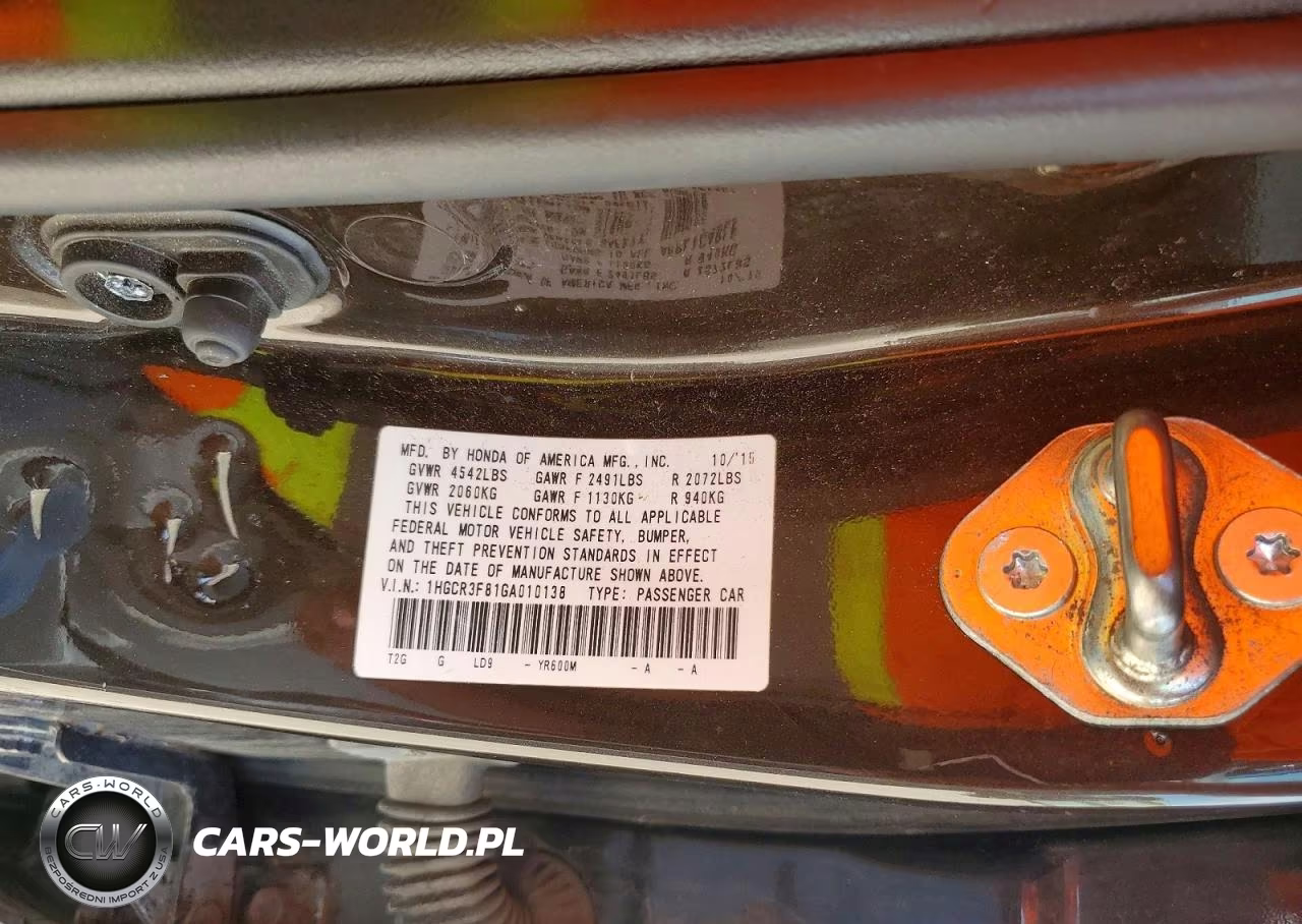 2016 Honda Accord Exl VIN:1HGCR3F81GA010138 - 12